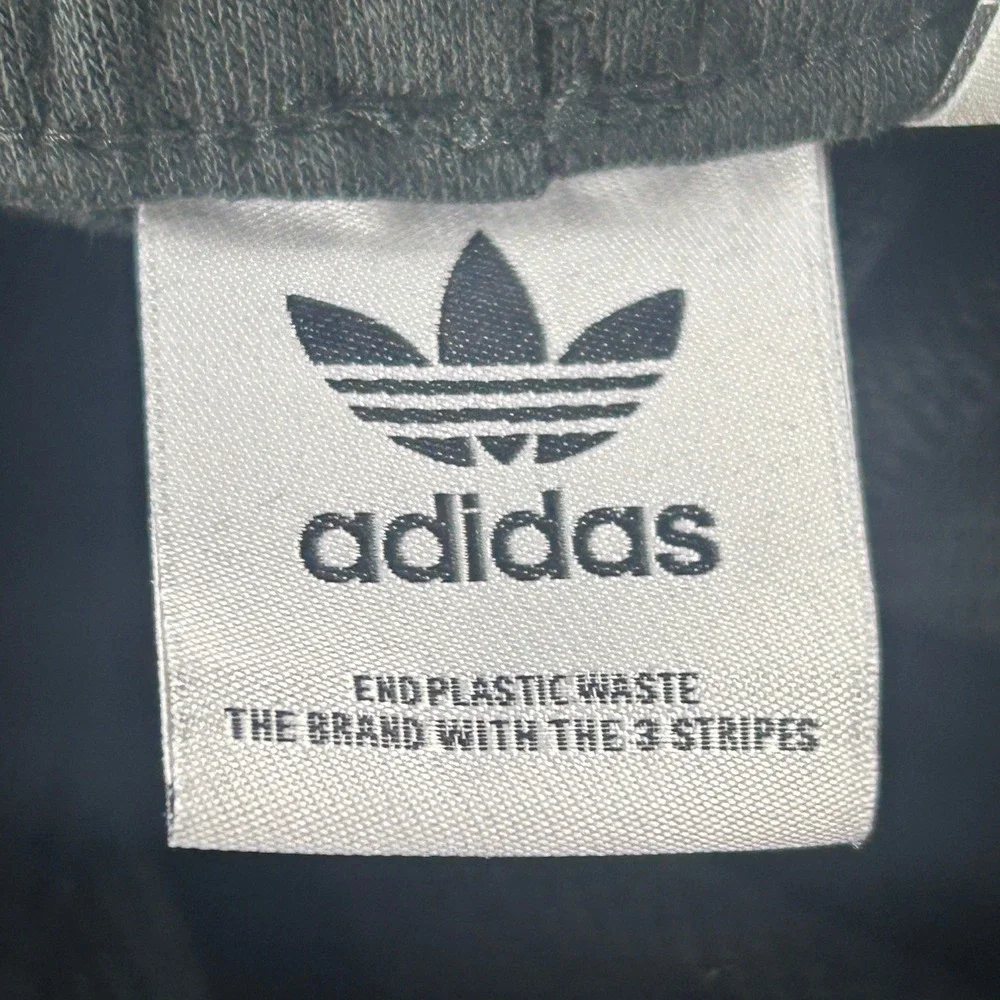 adidas Originals Black Athletic Shorts with White Trefoil Logo